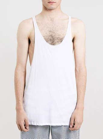 Topman Mens White Ibiza Vest