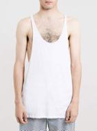 Topman Mens White Ibiza Vest