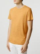 Topman Mens Brown Tan Neppy Slim Fit T-shirt