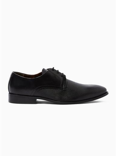 Topman Mens Black 'jasper' Derby Shoes