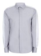 Topman Mens Grey Gray Contrast Stripe Smart Shirt