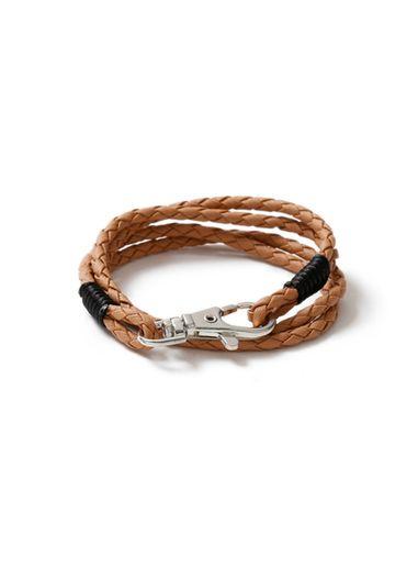 Topman Mens Brown Wrap Bracelet*