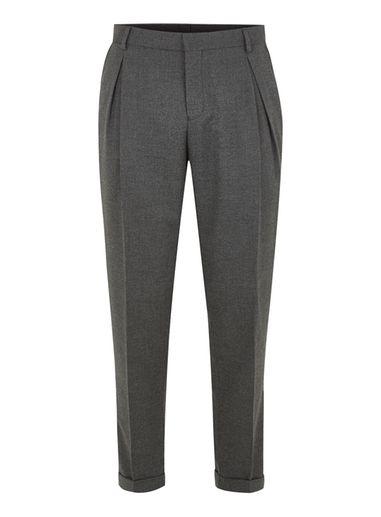 Topman Mens Grey Selected Homme Gray Dress Pants