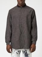 Topman Mens N1sq Dark Green And Black Baseball Shirt*