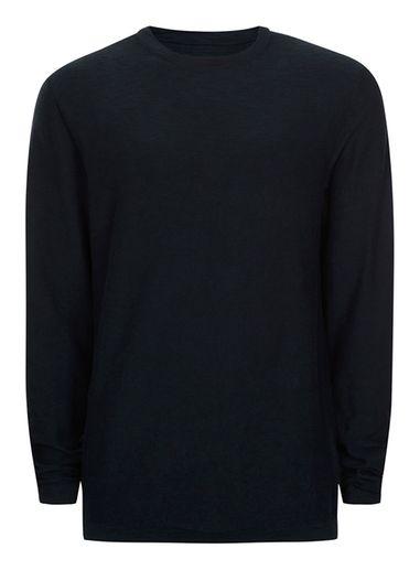 Topman Mens Navy Selected Homme Crew Sweater