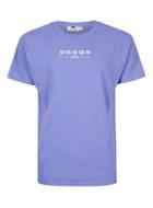 Topman Mens Purple Lilac Embroidered T-shirt