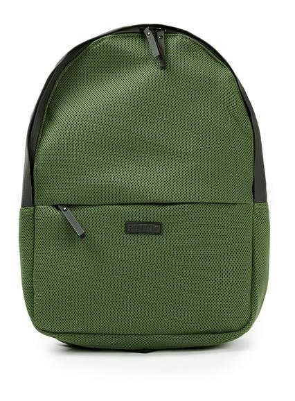 Topman Mens Green Rains Khaki Mesh Bag