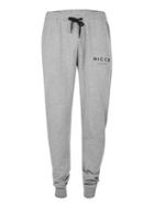 Topman Mens Grey Nicce Gray Marl Soft Touch Relaxed Fit Joggers