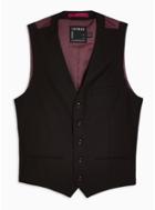 Topman Mens Black Suit Tank