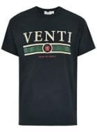Topman Mens Black 'venti' T-shirt