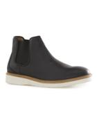 Topman Mens Selected Homme's Rud Black Leather Chelsea Boots