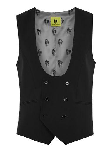 Topman Mens Noose & Monkey Black 'ellroy' Vest