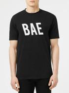 Topman Mens Black Bae Slogan Print T-shirt