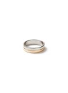 Topman Mens Grey Two Tone Band Ring*