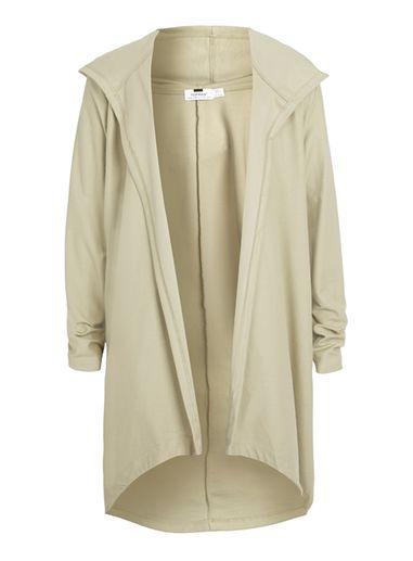 Topman Mens Long Sleeve Sand Drape Hoodie