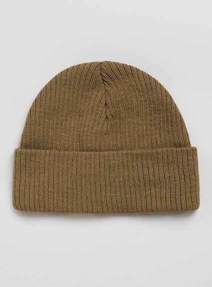 Topman Mens Brown Camel Mini Fit Beanie