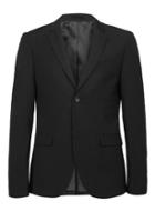 Topman Mens Black Skinny Fit Suit Jacket