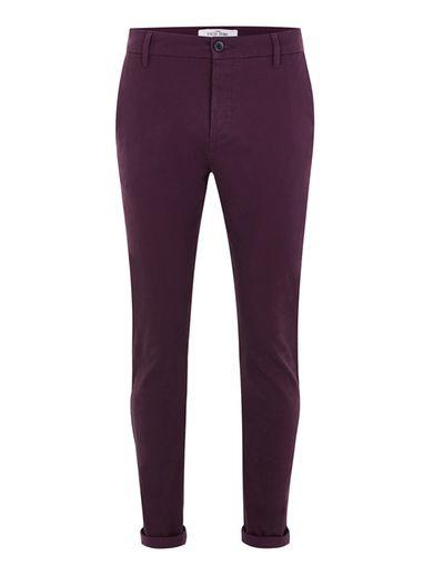Topman Mens Blackberry Purple Stretch Skinny Chinos