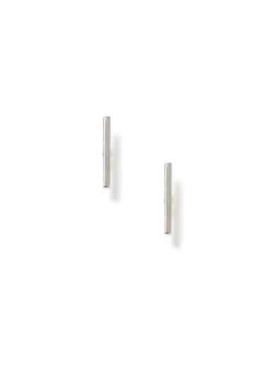 Topman Mens Silver Stick Earrings*