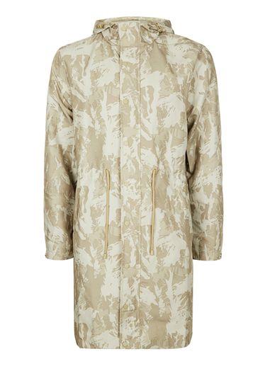 Topman Mens Multi Stone Camo Lightweight Parka