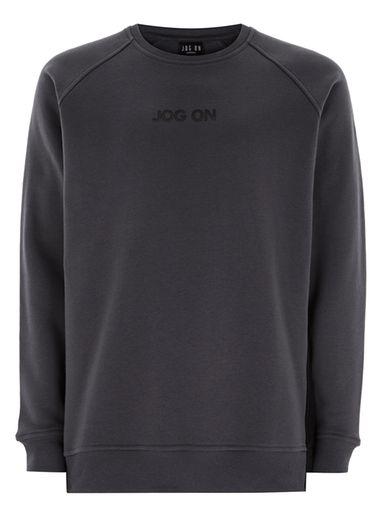 Topman Mens Jogon Premium Grey Sweatshirt*