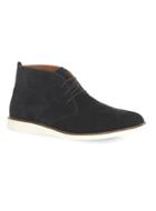 Topman Mens Navy Faux Suede Wedge Chukka Boots