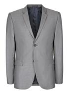 Topman Mens Grey Gray Skinny Fit Suit Jacket