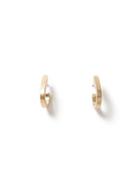 Topman Mens Metallic Gold Hoop Earrings*