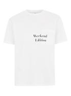 Topman Mens White 'weekend Edition' T-shirt
