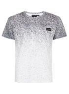 Topman Mens White Nicce Speckle Print T-shirt