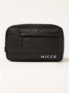 Topman Mens Nicce Black Quilted Cross Body Bag