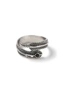 Topman Mens Silver Feather Wrap Ring*