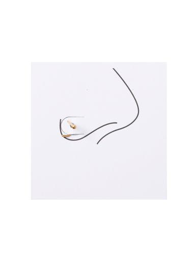 Topman Mens Gold Look Nose Stud*