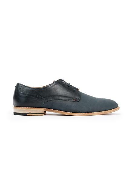 Topman Mens Blue Ben Sherman Navy Derby Shoes