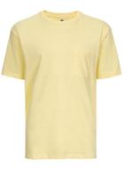 Topman Mens Yellow Pocket T-shirt