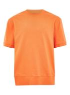 Topman Mens Orange Short Sleeve Sweatshirt