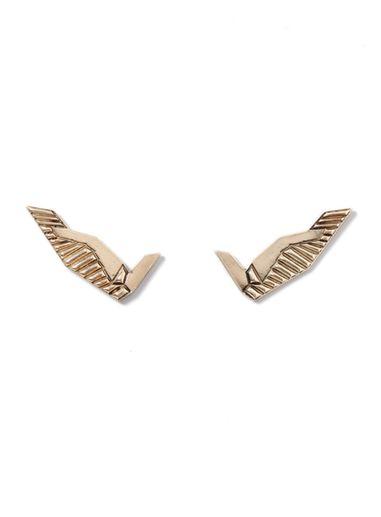 Topman Mens Antique Gold Look Wing Collar Tips*