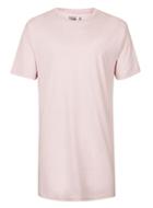 Topman Mens Light Pink Longline T-shirt
