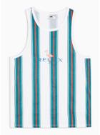 Topman Mens Multi Stripe Embroidered 'relax' Vest