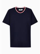 Topman Mens Navy Ringer T-shirt