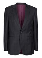 Topman Mens Blue Charlie Casely-hayford X Topman Navy Check Skinny Work Suit Jacket