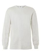 Topman Mens Brown Stone Fixed Hem Longline Sweatshirt