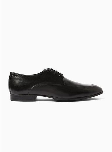 Topman Mens Black 'alpha' Derby Shoes