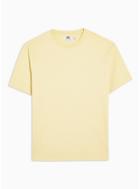 Topman Mens Pastel Yellow Oversized T-shirt