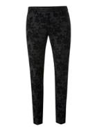 Topman Mens Noose & Monkey Grey Textured Floral Print Suit Pants
