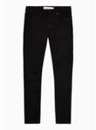 Topman Mens Black Spray On Jeans With Chain