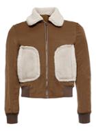 Topman Mens Topman Design Brown Nylon Harrington Jacket
