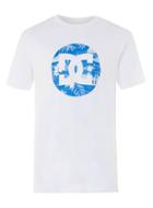 Topman Mens Dc White And Blue T-shirt