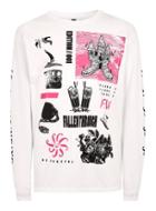 Topman Mens White 'fallen Sun' T-shirt