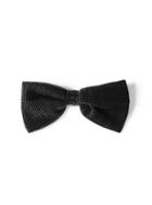 Topman Mens Black Shiny Bow Tie*